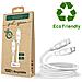 Cavo Riciclabile Da Usb-c A Lightning 2m Potenza 3a Just Green - Bianco - Foto miniatura 2