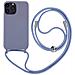 Cover Semirigida Per Iphone 14 Pro Cordino Nylon 80 Cm Viola Chiaro - Foto miniatura 1