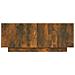 Mobile TV Rovere Fumo 100x35x40 cm in Legno Multistrato - Foto miniatura 8