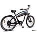 Route 66 - Acciaio Nero E Inossidabile - 250w / 10ah - Bicicletta Elettrica Vintage Personalizzata - Chopper Cuiser E-bike - Foto miniatura 3