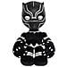 Arvel Black Panther Heart Of Wakanda Peluche Con Luci E Suoni Bambola Morbida Per Fan E Collezionisti - Foto miniatura 1