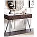Tavolino Consolle Malsala Marrone Scuro - Foto miniatura 8