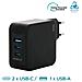 Charger 100W 2USB C 1USBA GaN cable 100W Computer portatile, Smartphone, Tablet Nero AC Interno - Foto miniatura 7