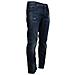 Jeans Casual Denim Da Uomo Dal Taglio Dritto Cotone Lavato Blu - It... - Foto miniatura 2