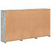 Credenza con Luci LED Grigio Cemento 181,5x37x100 cm - Foto miniatura 7