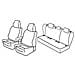 Set Coprisedili Superior - Nero/rosso - Compatibile Per Volkswagen Golf V 5p (11/03>10/08) Sportline - Foto miniatura 1