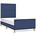 Giroletto Senza Materasso Blu 90x200 Cm In Tessuto - Foto miniatura 2