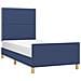 Giroletto Senza Materasso Blu 90x200 Cm In Tessuto - Foto miniatura 3