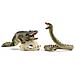 Cofanetto Duel Aligator /anaconda, Figurine Di Animali Selvatici, 42559 Wild Life, Per Bambini Dai 3 Anni - Foto miniatura 1