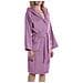 Accappatoio Con Cappuccio Spugnissima Minorca In Cotone Colore Viola Misura M - Foto miniatura 2