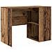Scrivania Legno Vecchio Legno Ingegnerizzato Piccolo Stoccaggio - Foto miniatura 1