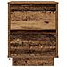 Comodini con Luci a LED 2 pz Legno Antico 38x34x50 cm - Foto miniatura 9