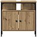 Set di mobili da bagno 3 pezzi in legno ingegnerizzato rovere Artisan - Foto miniatura 9