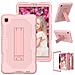 Custodia Per Samsung Galaxy Tab A 8.0"" Resistente Con Supporto Rosa - Foto miniatura 3