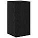 Set mobile TV 4 pz Rovere Nero Legno ingegnerizzato - Foto miniatura 5