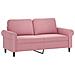 Set di Divani 2 pz con Cuscini Rosa in Velluto - Foto miniatura 4