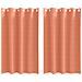 Tende con tende 2 pcs Terracotta Poliestere - Foto miniatura 1
