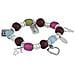 Bracciale Elastico In Argento E Ciondoli In Resina Multicolore - Foto miniatura 1