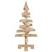 Alberi di Natale Naturale 60 cm Legno di pino massello - Foto miniatura 5