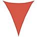 Vela Parasole 160 g/m² Triangolare Terracotta 3x4x4 m in HDPE - Foto miniatura 1