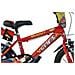 Sch Cars 14'' - Bicicletta Per Bambini (4-6 Anni), Ruote 14'', Telaio Acciao, Con Accessori - Colore Rosso - Foto miniatura 3