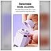 Epilatore Elettrico A Doppia Testina Ricaricabile Per Corpo - Delicato Sulla Pelle Per Donne E Uomini Purple - Foto miniatura 7