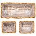 Cestino da Vaso con archiviazione 3 pcs Marrone Rattan Kubu - Foto miniatura 2