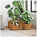 Cestino da Vaso con archiviazione 3 pcs Marrone Rattan Kubu - Foto miniatura 7