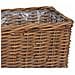 Cestino da Vaso con archiviazione 3 pcs Marrone Rattan Kubu - Foto miniatura 7