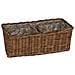 Cestino da Vaso con archiviazione 3 pcs Marrone Rattan Kubu - Foto miniatura 9