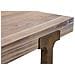 Tavolo Ankara Quadrato In Mdf E Ferro Naturale E Oro 80x80x76 Cm - Foto miniatura 5