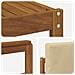 Set divani 5 pcs Naturale e Beige Legno di Acacia Massello - Foto miniatura 6