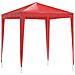 Tenda Party 200 x 200 x 240 cm Rosso PE e Acciaio - Foto miniatura 1