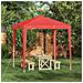 Tenda Party 200 x 200 x 240 cm Rosso PE e Acciaio - Foto miniatura 2