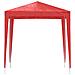 Tenda Party 200 x 200 x 240 cm Rosso PE e Acciaio - Foto miniatura 3
