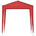 Tenda Party 200 x 200 x 240 cm Rosso PE e Acciaio - Foto miniatura 4