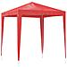 Tenda Party 200 x 200 x 240 cm Rosso PE e Acciaio - Foto miniatura 5