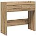 Tavolo consolle Rovere Artigianale 90 x 35 x 80 cm - Foto miniatura 1