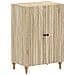 Mobile per scarpe ALKMAAR 59,5 x 39,5 x 90 cm Rovere Sonoma - Foto miniatura 1