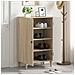 Mobile per scarpe ALKMAAR 59,5 x 39,5 x 90 cm Rovere Sonoma - Foto miniatura 2