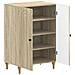 Mobile per scarpe ALKMAAR 59,5 x 39,5 x 90 cm Rovere Sonoma - Foto miniatura 3