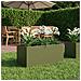 Vaso da giardino Verde Oliva 80 x 40 x 40 cm - Foto miniatura 2