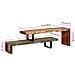 Mobile Porta TV in Legno Massello di Recupero - Foto miniatura 8