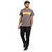T-shirt Flame Logo Grigio (m, Grigio) - Foto miniatura 4