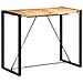 Tavolo Da Bar 140x70x110cm In Legno Massello Di Mango - Foto miniatura 8