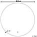 Specchio Da Bagno Con Illuminazione Led Rotondo Ø 60 Cm Callac - Foto miniatura 11