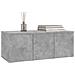 Mobile Porta TV Grigio Cemento 80x34x30 cm Legno Multistrato - Foto miniatura 5