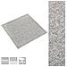Quadrotte di Moquette 20 pz 5 m² 50x50 cm Grigio Chiaro - Foto miniatura 3