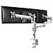 Bp0090 Supporto Da Tavolo Per Tv A Schermo Piatto 68,6 Cm (27"") Morsa Argento - Foto miniatura 2