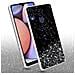 Custodia Compatibile Con Samsung Galaxy A10s / M01s In Nero Con Glitter - Coperchio Protettivo In Silicone Tpu Flessibile Con Glitter Scintillanti - Foto miniatura 3